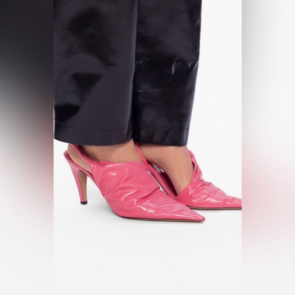 Bottega Vaneta Slingback Pointed Toe Mules